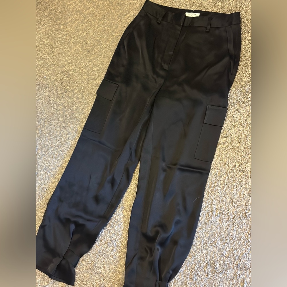 Babaton Satin Cargo Pants
